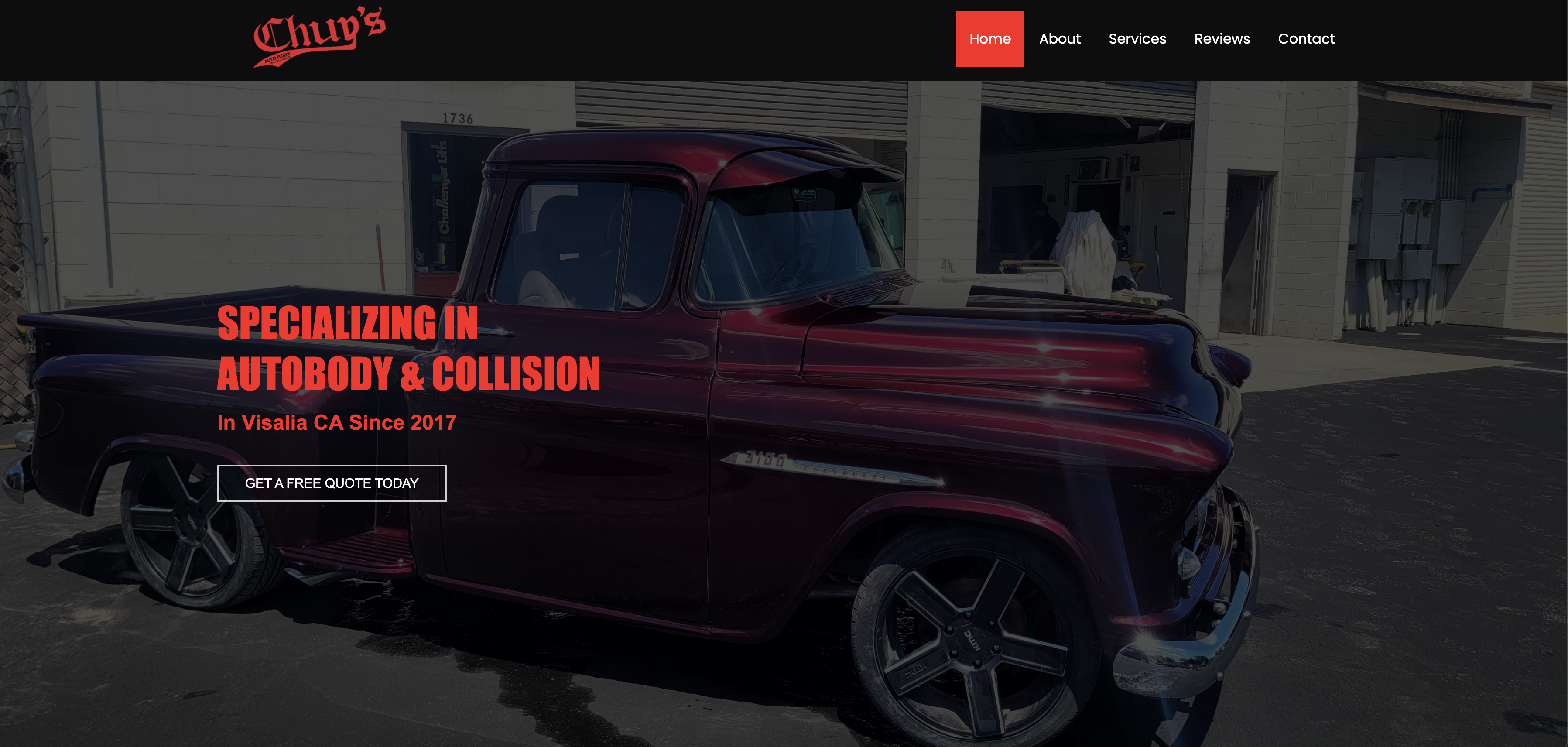 Auto Detailing Website Preview
