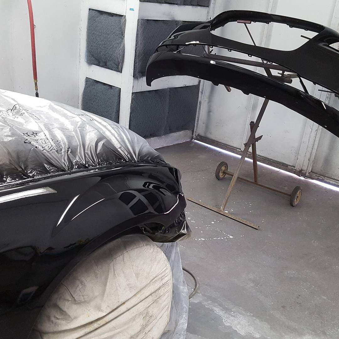 Vehicle after custom paint job